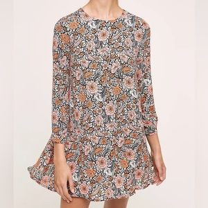 Anthropologie HD in Paris Alliume Floral Swing Dress